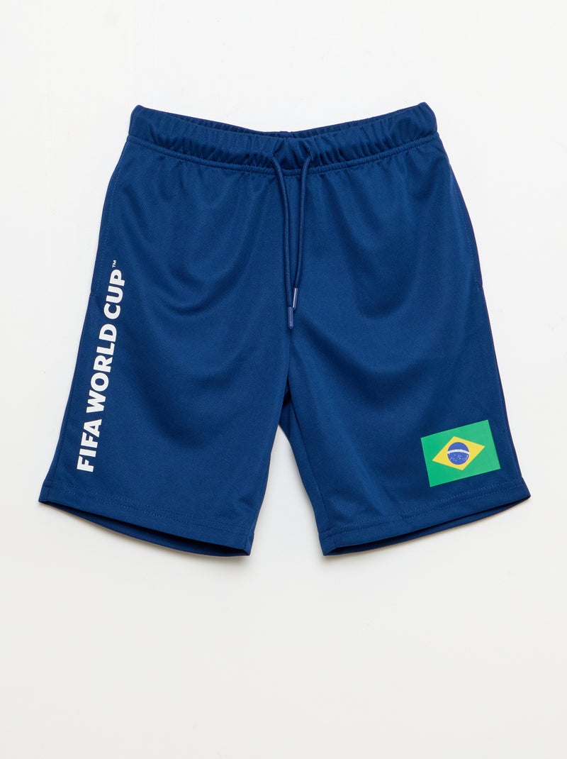 Conjunto de camisola + calções oficialmente licenciado do Campeonato do Mundo da FIFA 26™ - Brasil Amarelo - Kiabi
