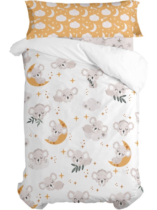 Conjunto de capa de edredão 2 peças Baby koala "Happyfriday" - Kiabi Conjunto de capa de edredão 2 peças Baby koala "Happyfriday" - Kiabi