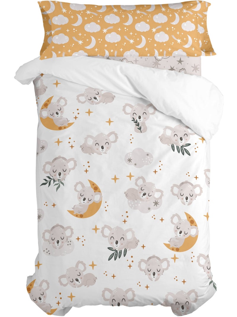 Conjunto de capa de edredão 2 peças Baby koala "Happyfriday" Multicolorido - Kiabi