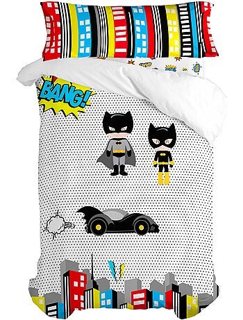 Conjunto de capa de edredão 2 peças Bat "Happyfriday