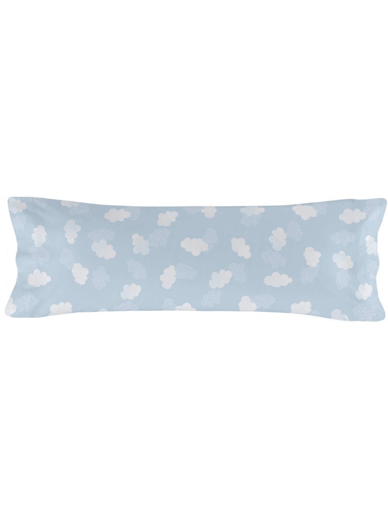 Conjunto de capa de edredão 2 peças Clouds "Happyfriday" Azul - Kiabi