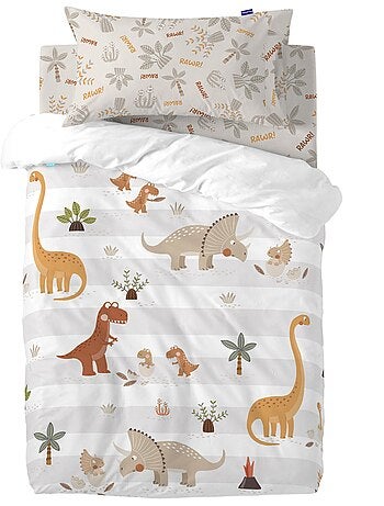 Conjunto de capa de edredão 2 peças Dino family "Happyfriday