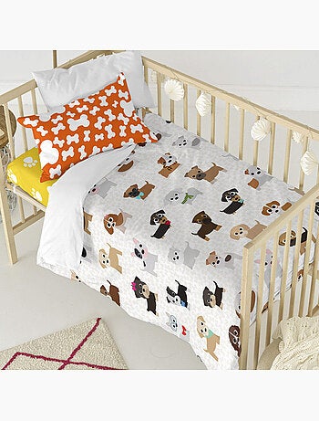Conjunto de capa de edredão 2 peças Dogs "Happyfriday