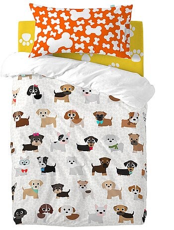 Conjunto de capa de edredão 2 peças Dogs "Happyfriday