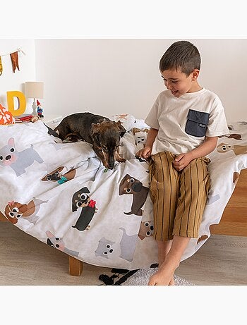 Conjunto de capa de edredão 2 peças Dogs "Happyfriday
