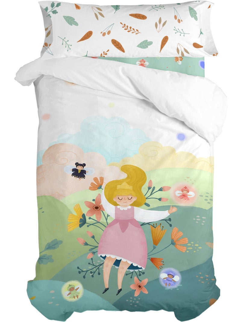Conjunto de capa de edredão 2 peças Dreaming "Happyfriday" Multicolorido - Kiabi