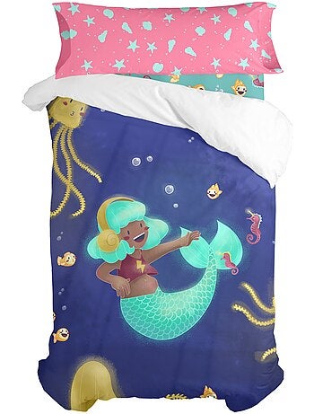 Conjunto de capa de edredão 2 peças Happy mermaid "Happyfriday