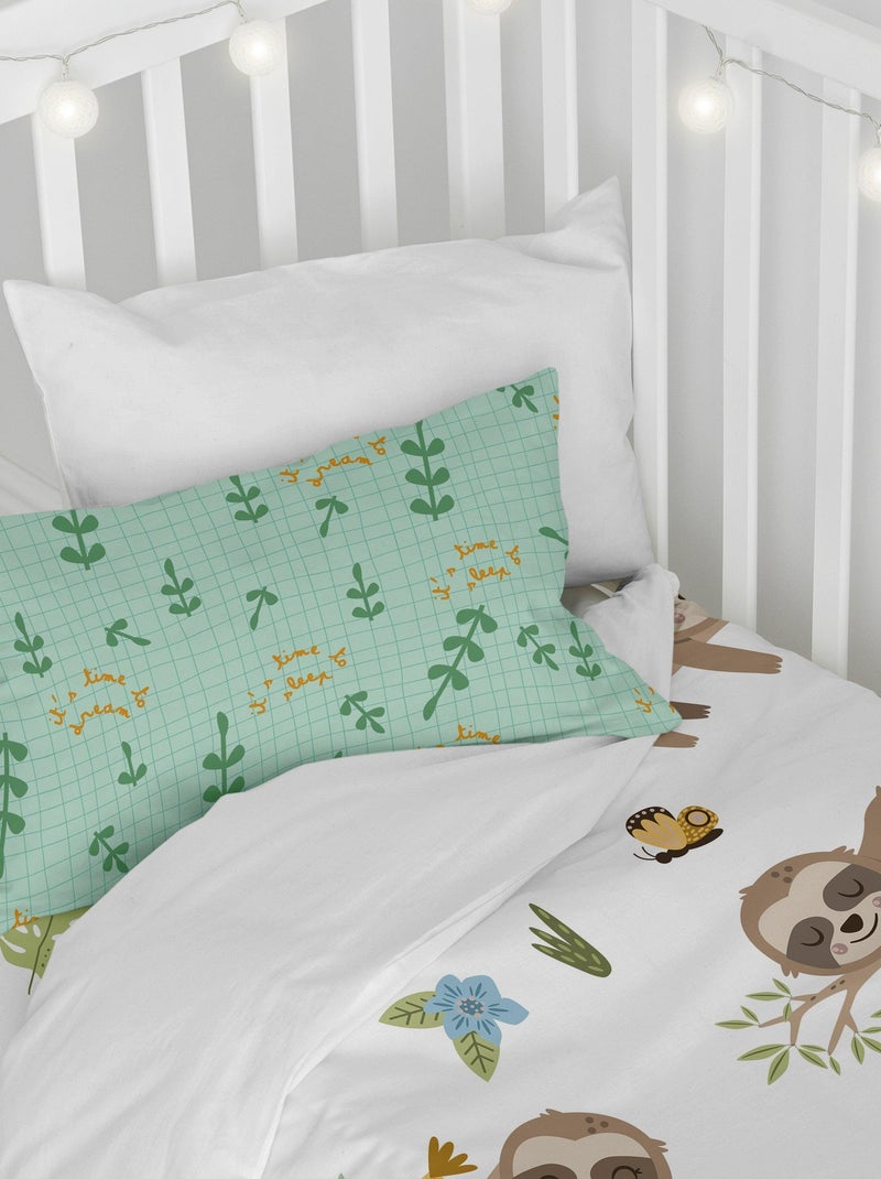 Conjunto de capa de edredão 2 peças Happy sloth "Happyfriday" Multicolorido - Kiabi