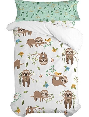 Conjunto de capa de edredão 2 peças Happy sloth "Happyfriday