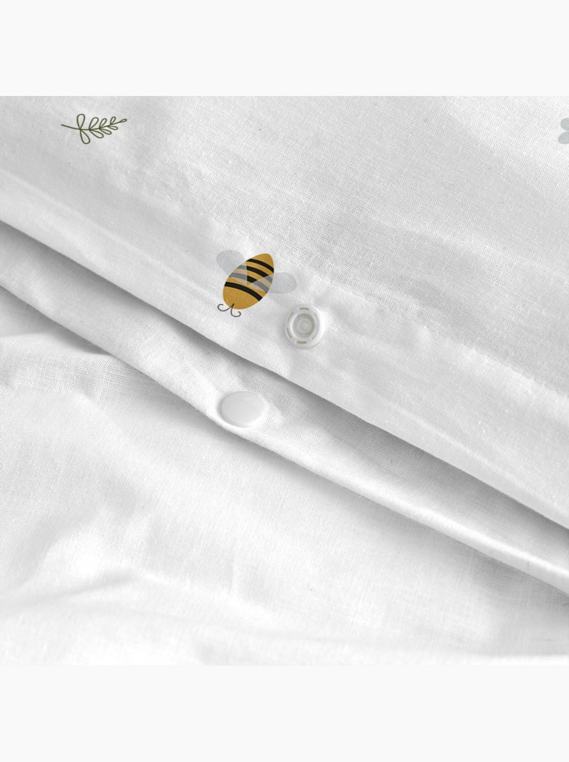 Conjunto de capa de edredão 2 peças Honey "Happyfriday" Multicolorido - Kiabi