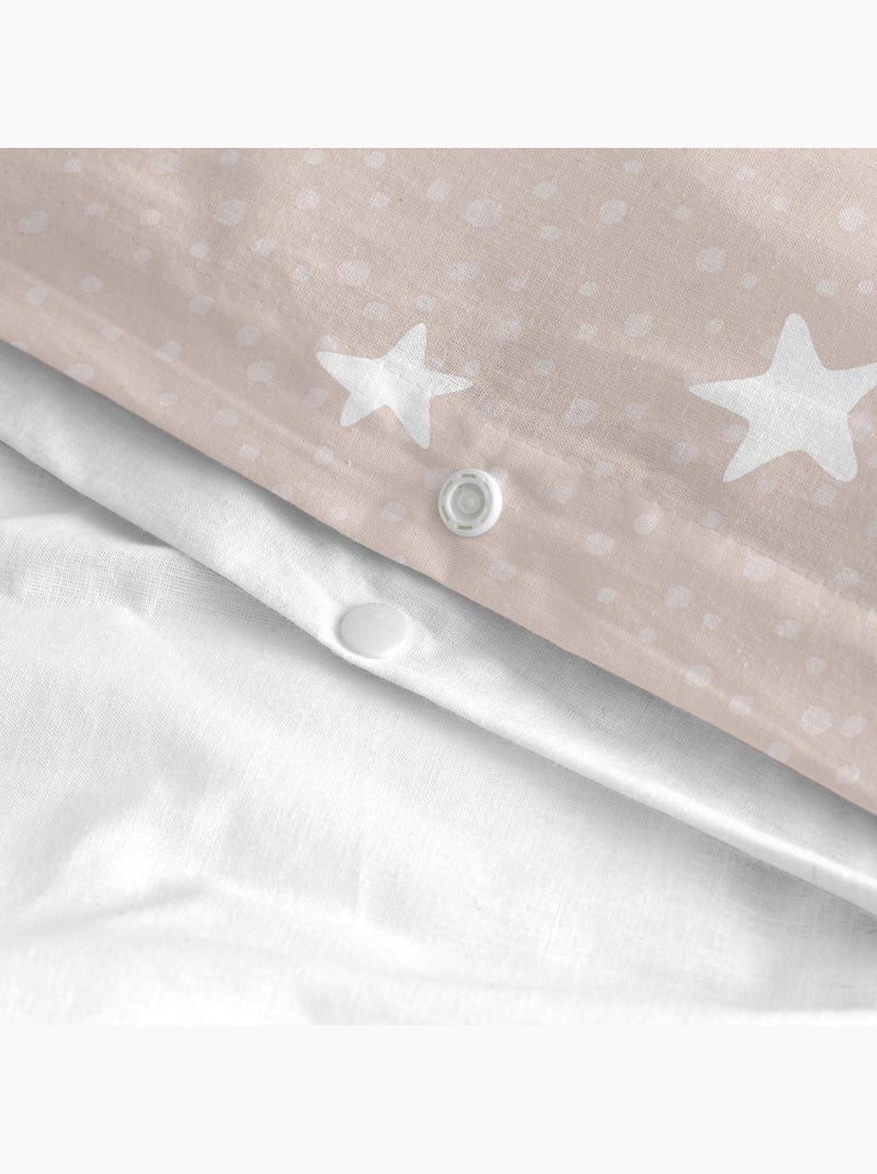 Conjunto de capa de edredão 2 peças Little star "Happyfriday" Rosa - Kiabi