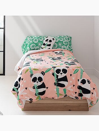 Conjunto de capa de edredão 2 peças Panda garden "Happyfriday