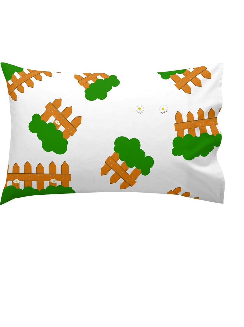 Conjunto de capa de edredão 2 peças Piggys "Happyfriday" Multicolorido - Kiabi