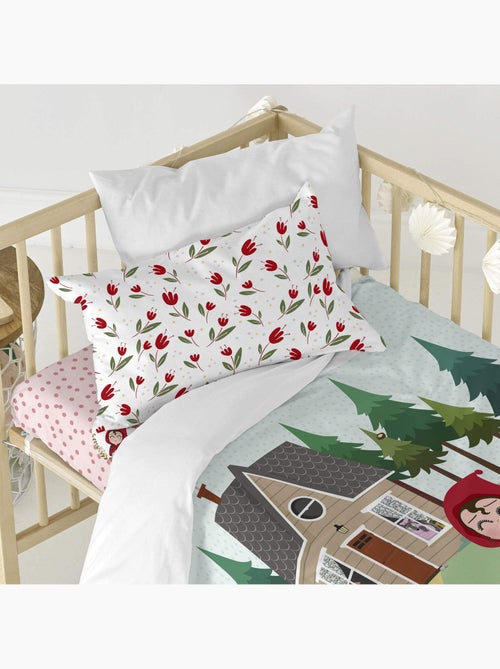 Conjunto de capa de edredão 2 peças Red riding hood "Happyfriday" - Kiabi Conjunto de capa de edredão 2 peças Red riding hood "Happyfriday" - Kiabi