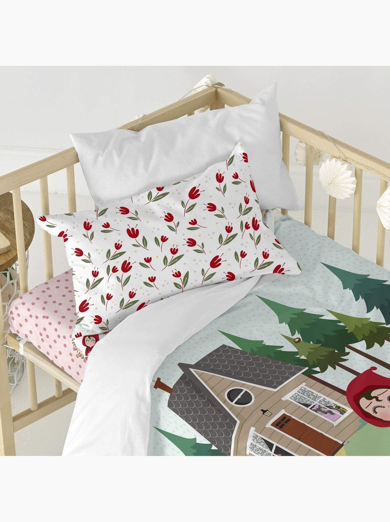 Conjunto de capa de edredão 2 peças Red riding hood "Happyfriday" Multicolorido - Kiabi