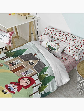 Conjunto de capa de edredão 2 peças Red riding hood "Happyfriday