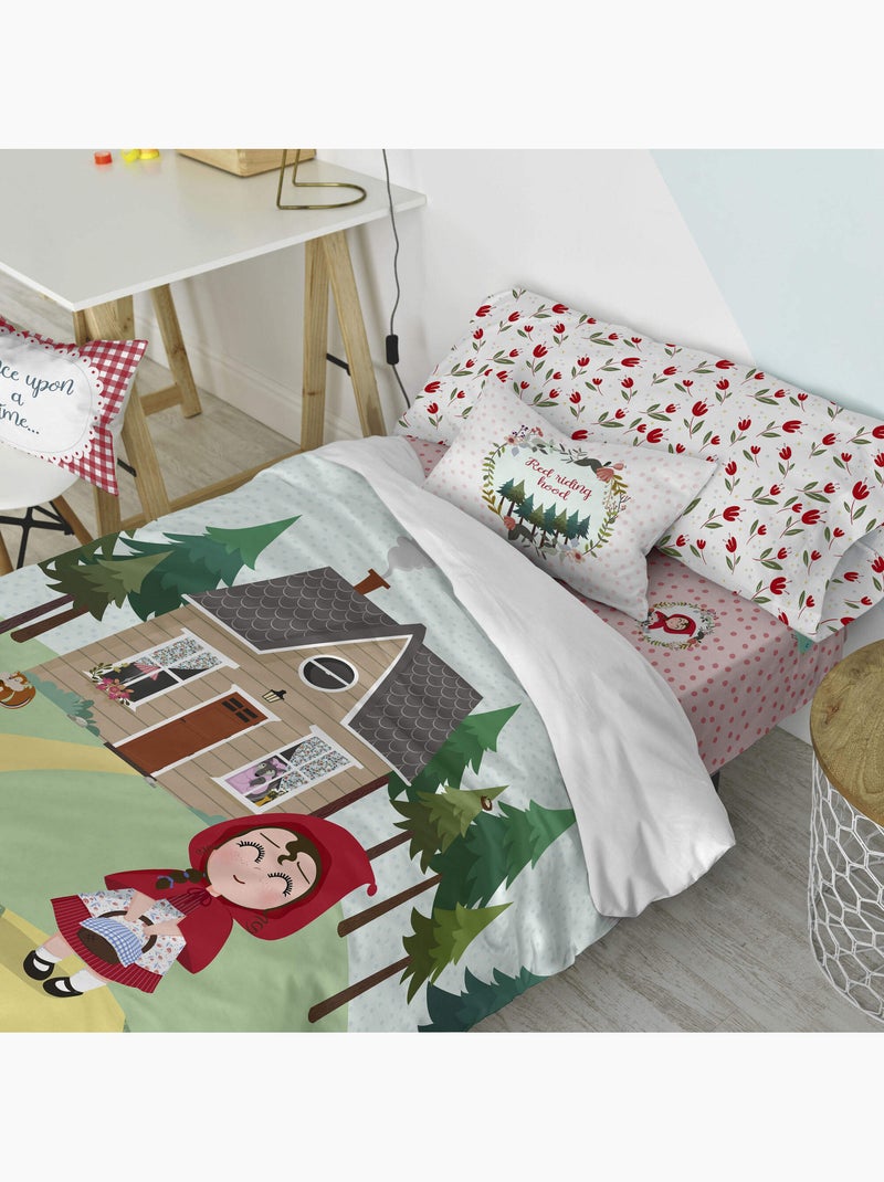 Conjunto de capa de edredão 2 peças Red riding hood "Happyfriday" Multicolorido - Kiabi