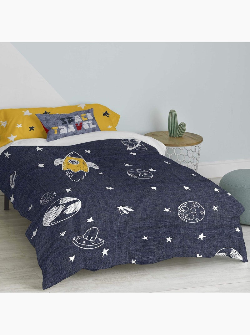 Conjunto de capa de edredão 2 peças Starspace "Happyfriday" Multicolorido - Kiabi