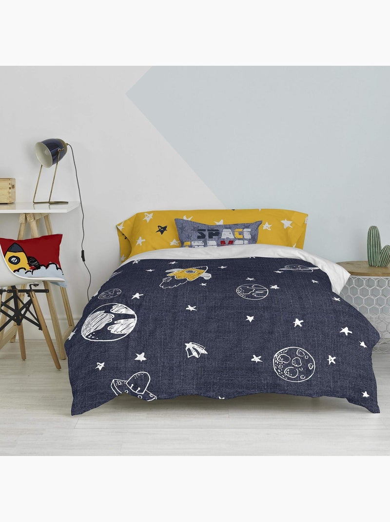 Conjunto de capa de edredão 2 peças Starspace "Happyfriday" Multicolorido - Kiabi