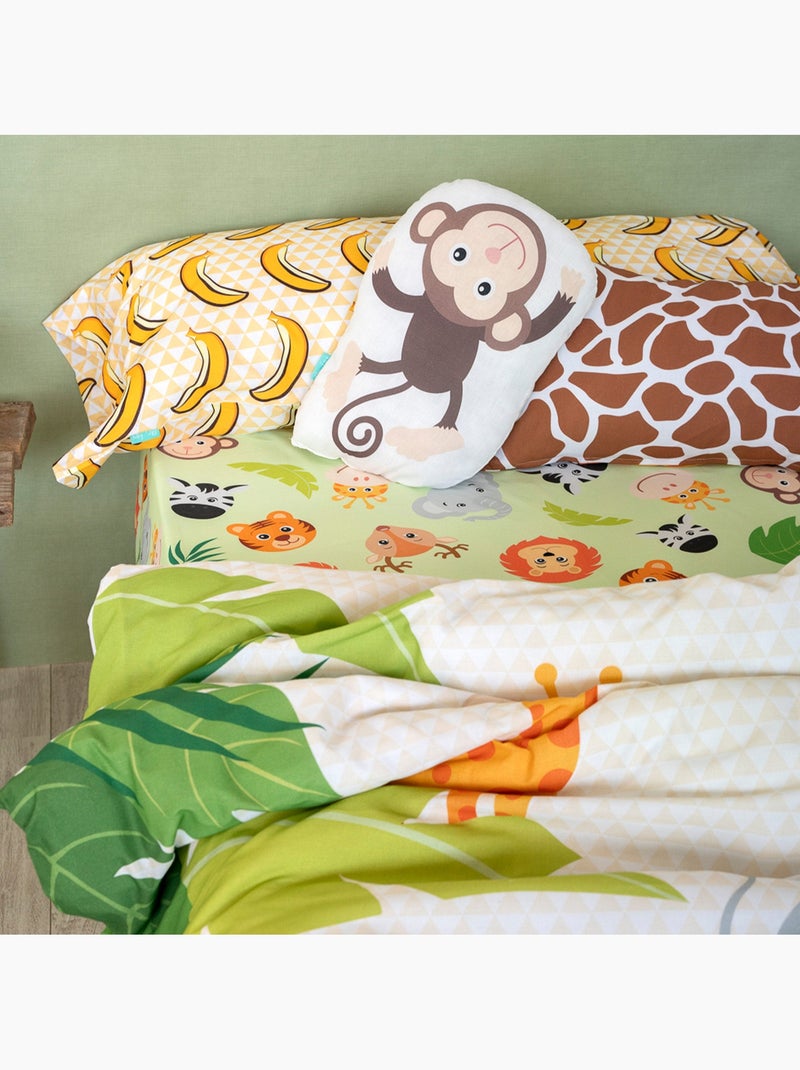 Conjunto de capa de edredão 2 peças Wild "Happyfriday" Multicolorido - Kiabi