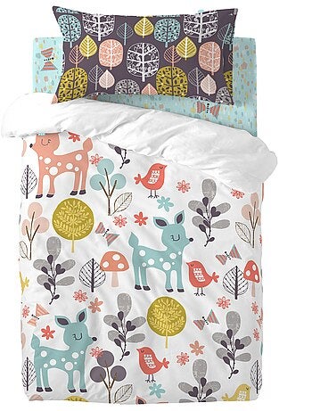 Conjunto de capa de edredão 2 peças Woodland "Happyfriday