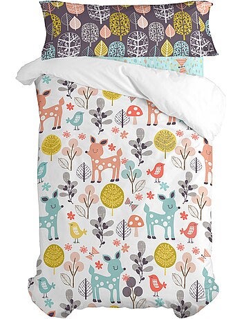 Conjunto de capa de edredão 2 peças Woodland "Happyfriday