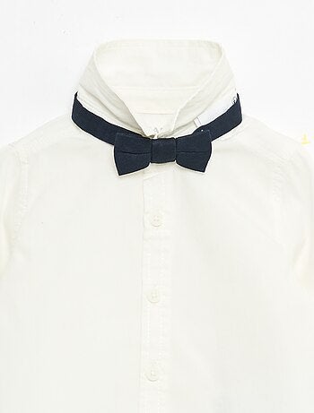 Conjunto de cerimónia 4 peças em algodão e linho