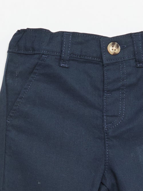 Conjunto de cerimónia 4 peças em algodão e linho - Kiabi