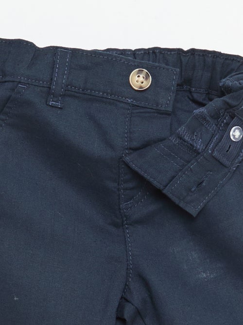 Conjunto de cerimónia 4 peças em algodão e linho - Kiabi