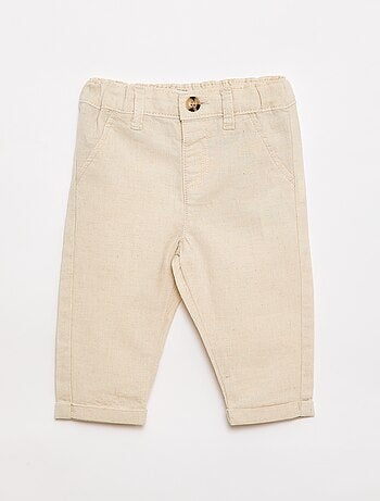 Conjunto de cerimónia 4 peças em algodão e linho