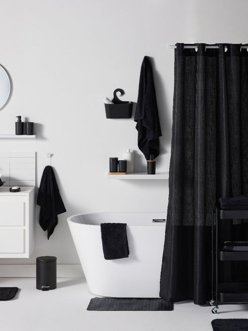 Conjunto de cesto + cortina + tapete de duche - Kiabi