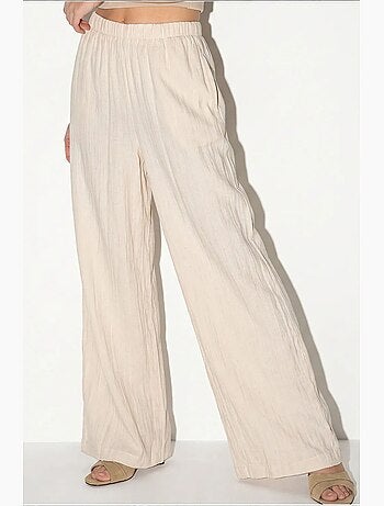 Conjunto de colete e calça pantalona lucci