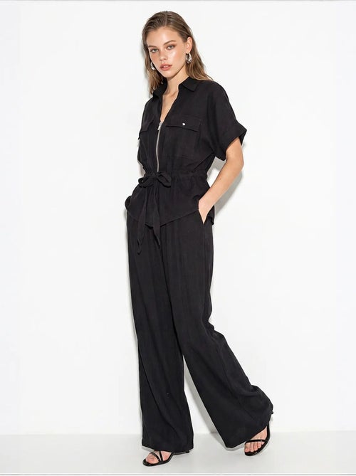 Conjunto de colete e calça pantalona lucci - Kiabi Conjunto de colete e calça pantalona lucci - Kiabi
