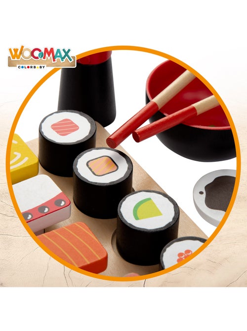 Conjunto de comida de sushi de madeira WOOMAX - Kiabi