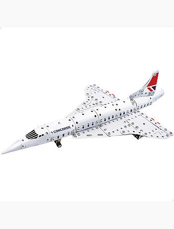 Conjunto de construção de avião em metal 260 peças smart theory