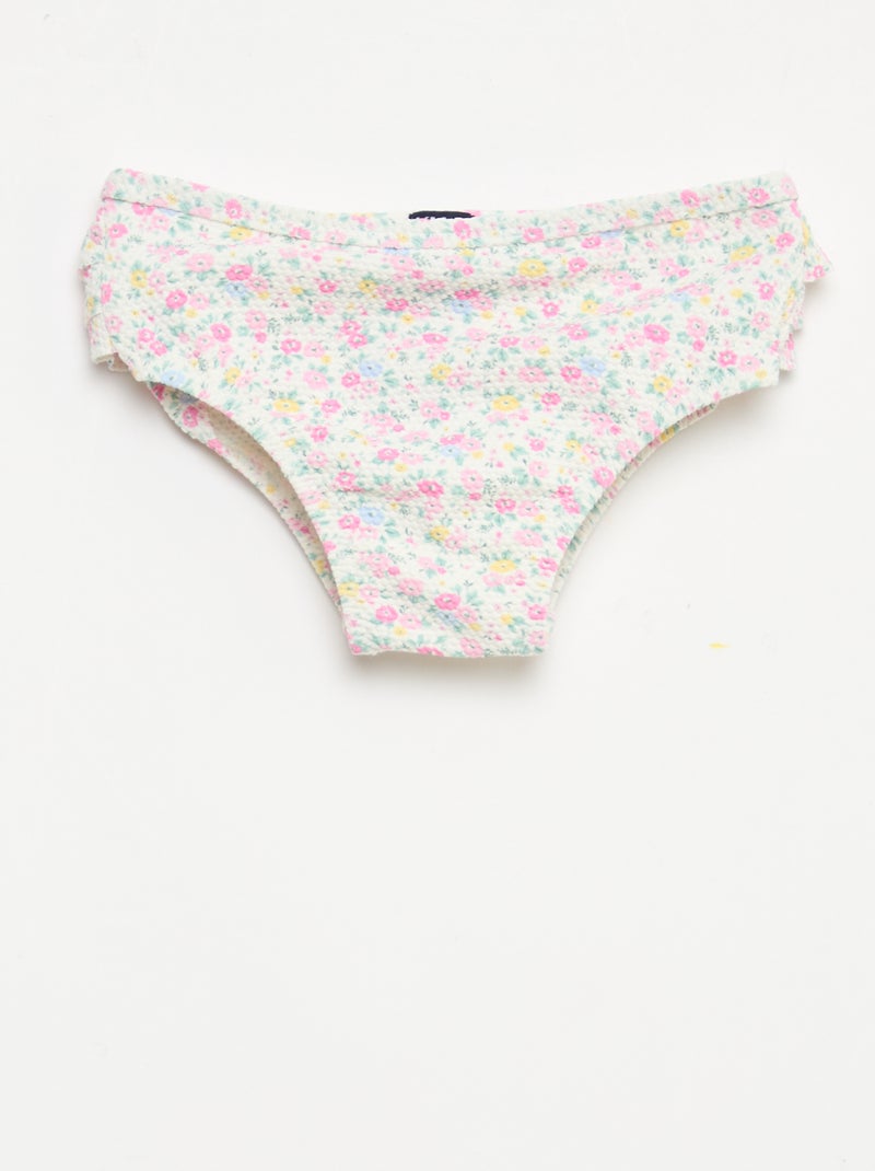 Conjunto de Cuecas de Banho - 2 Peças Branco - Kiabi