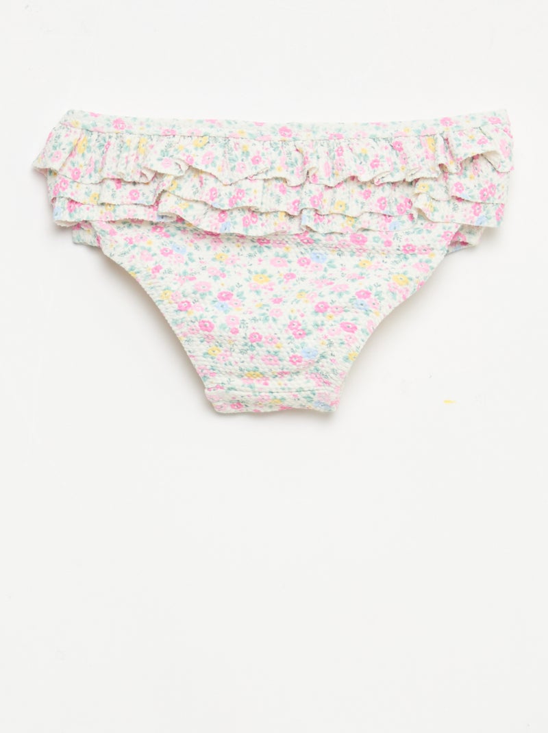 Conjunto de Cuecas de Banho - 2 Peças Branco - Kiabi