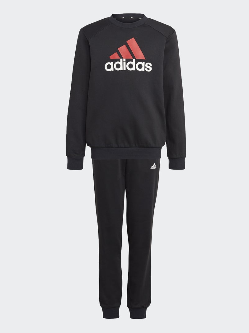Conjunto de desporto 'Adidas' - calças de fato de treino + sweatshirt Preto - Kiabi