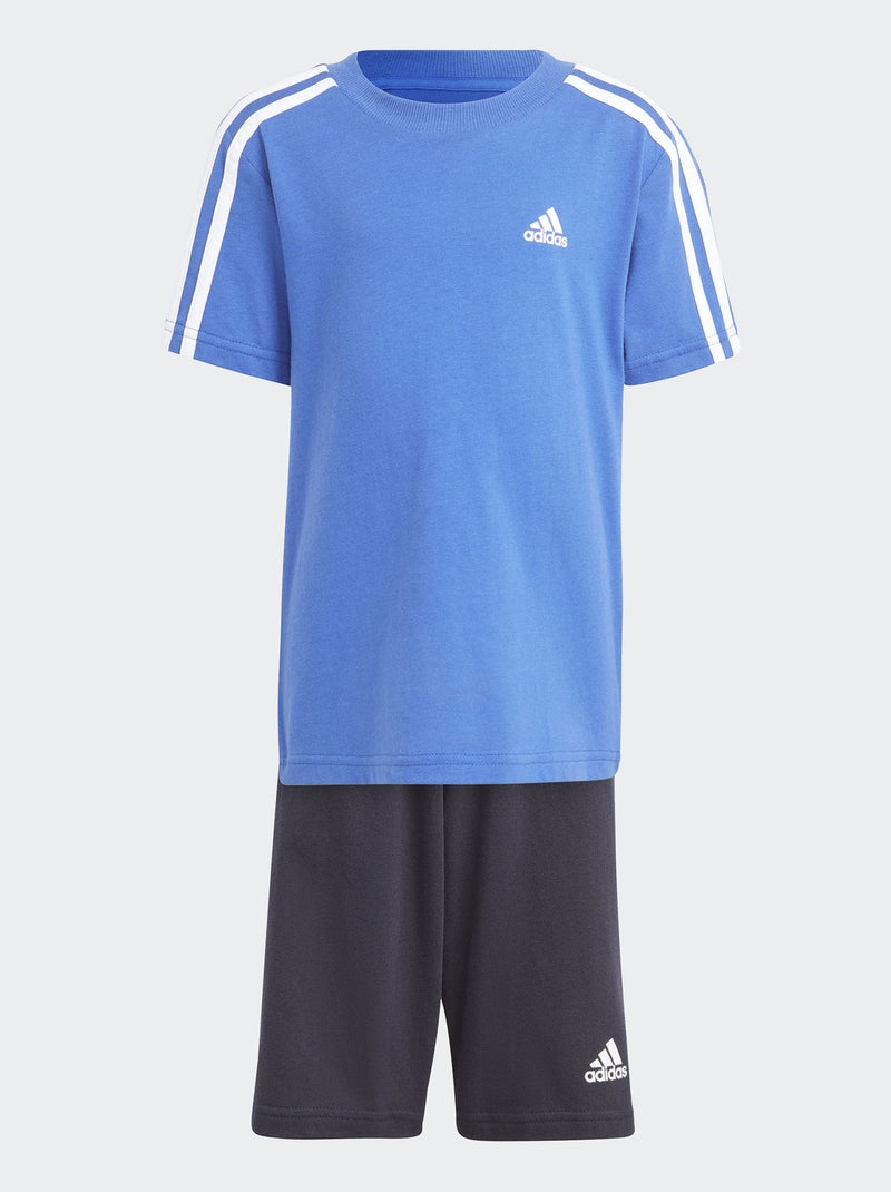 Conjunto de desporto 'Adidas' em moletão AZUL - Kiabi