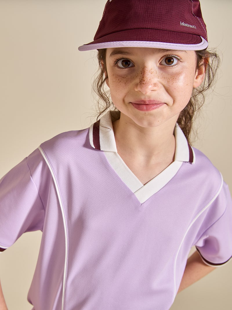 Conjunto de desporto t-shirt + calções - (ekstract) Violeta - Kiabi