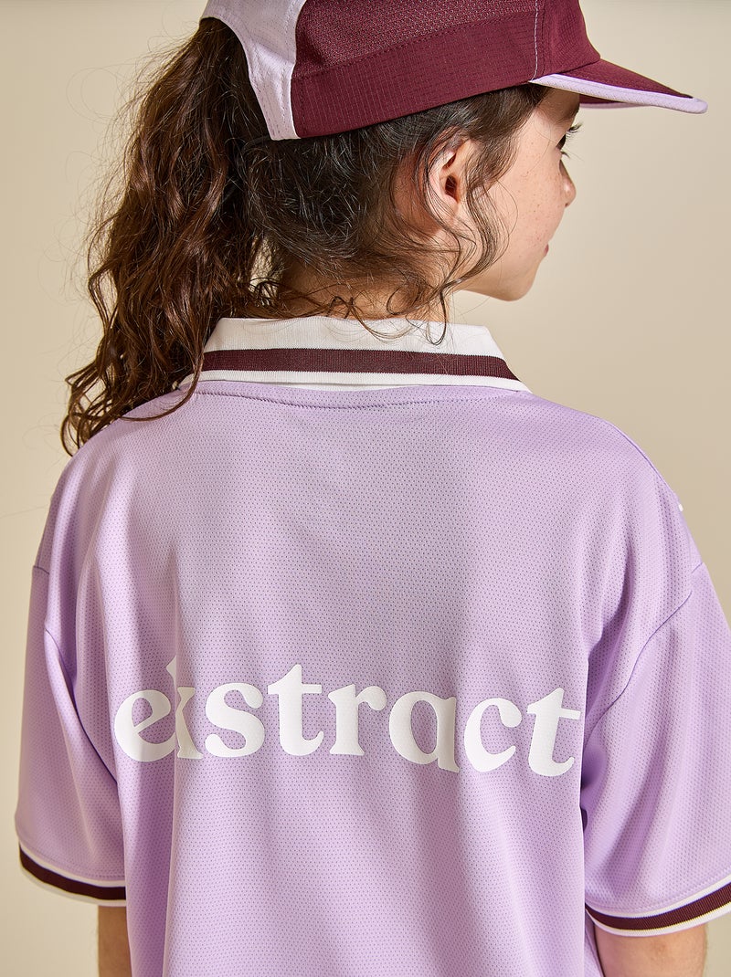 Conjunto de desporto t-shirt + calções - (ekstract) Violeta - Kiabi