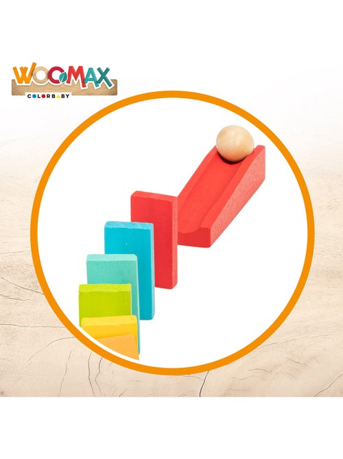 Conjunto de Dominó de Madeira WOOMAX - Kiabi