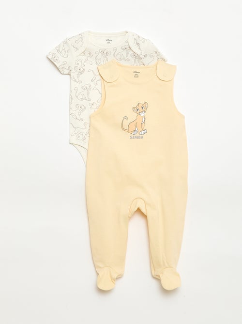 Conjunto de dormir body e macacão 'Disney' - 2 peças - Kiabi