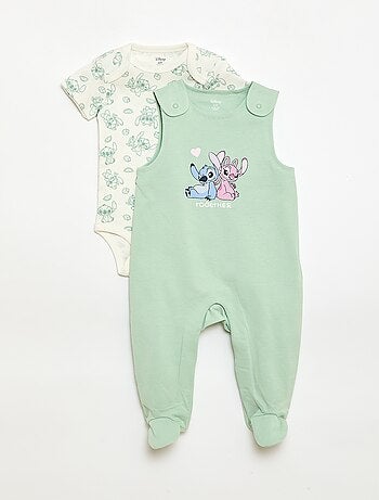 Conjunto de dormir body e macacão 'Disney' - 2 peças