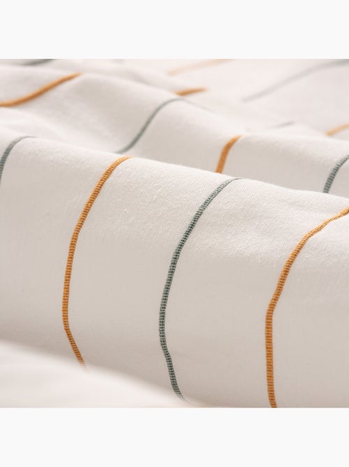 Conjunto de duas capas de almofada em algodão com fio em relevo, tecido texturizado. - Kiabi Conjunto de duas capas de almofada em algodão com fio em relevo, tecido texturizado. - Kiabi