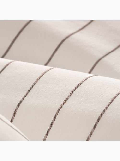 Conjunto de duas capas de almofada em algodão com fio em relevo, tecido texturizado. - Kiabi
