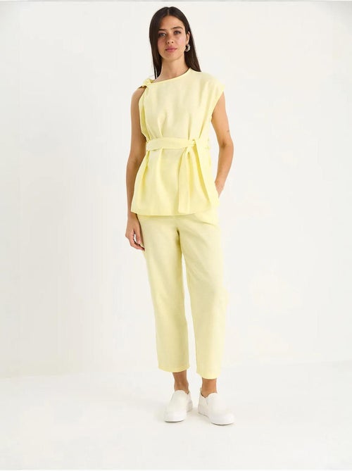 Conjunto de duas peças blusa-calças lucci - Kiabi Conjunto de duas peças blusa-calças lucci - Kiabi