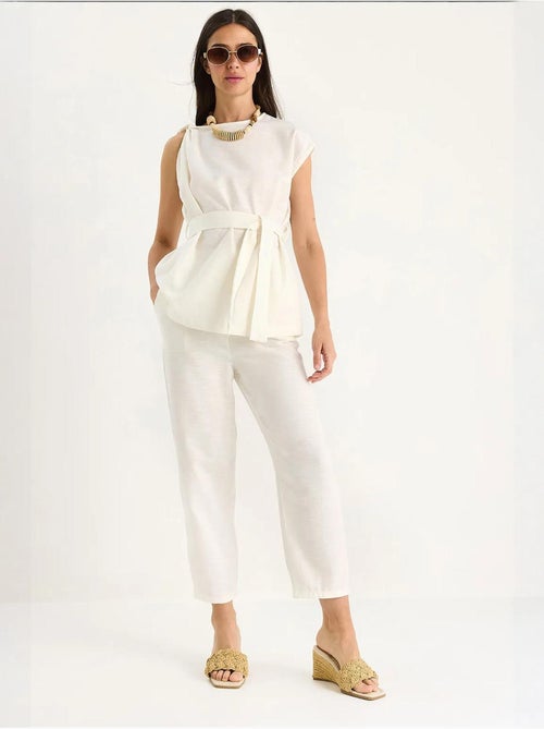 Conjunto de duas peças blusa-calças lucci - Kiabi Conjunto de duas peças blusa-calças lucci - Kiabi