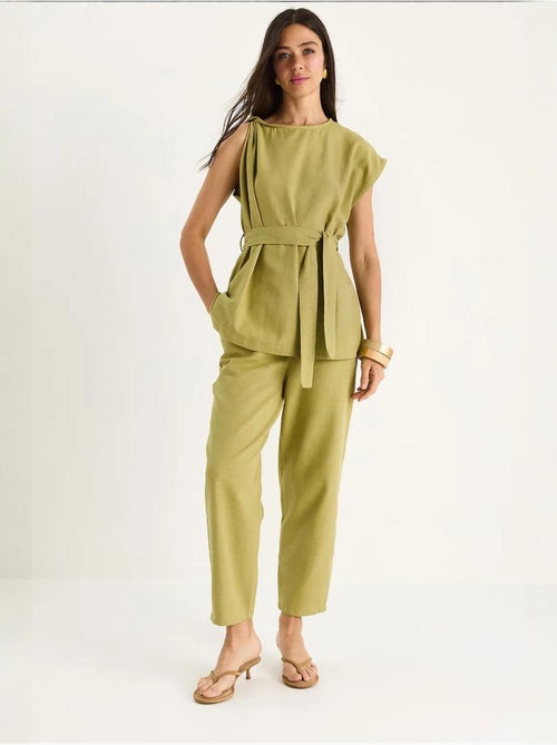 Conjunto de duas peças blusa-calças lucci - Kiabi Conjunto de duas peças blusa-calças lucci - Kiabi