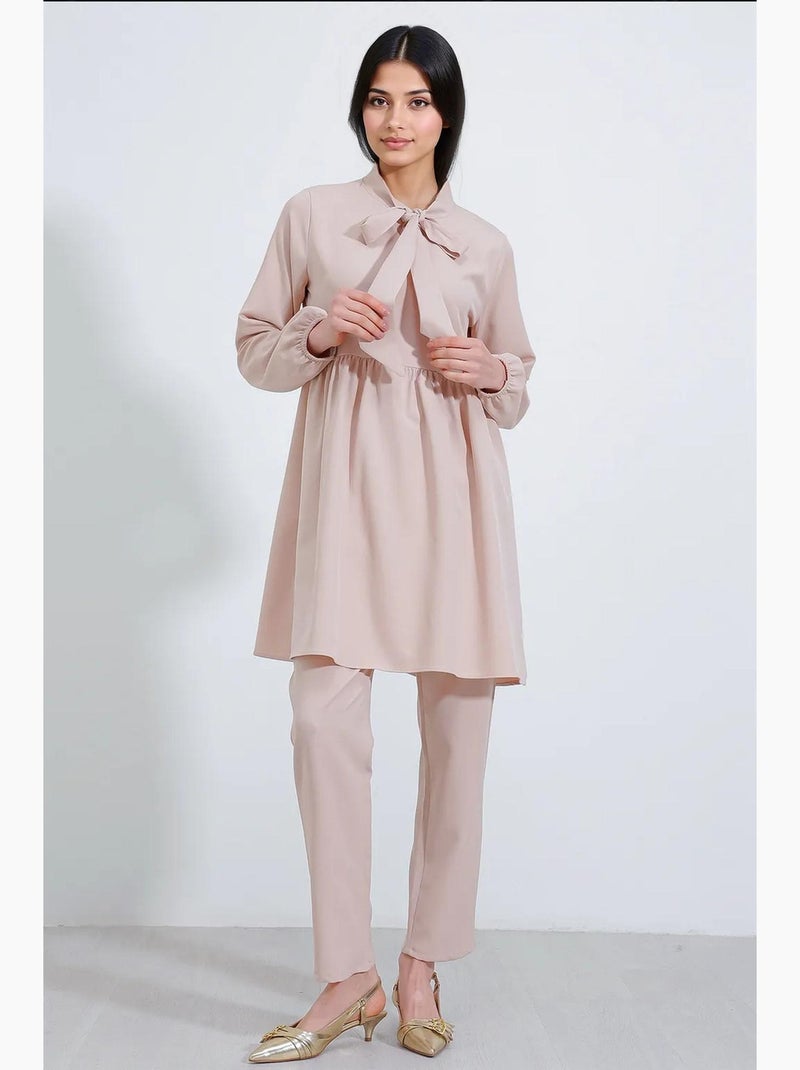 Conjunto de duas peças de túnica e calças de malha menta bdart Rosa velho - Kiabi